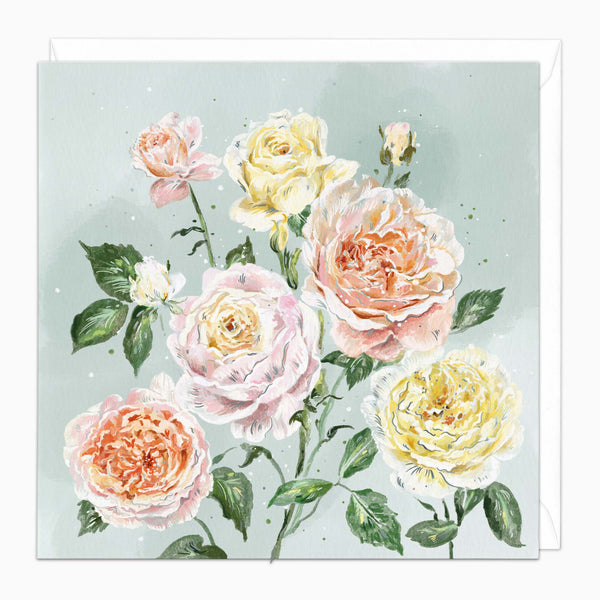 H162 - Peaches & Cream Art Card