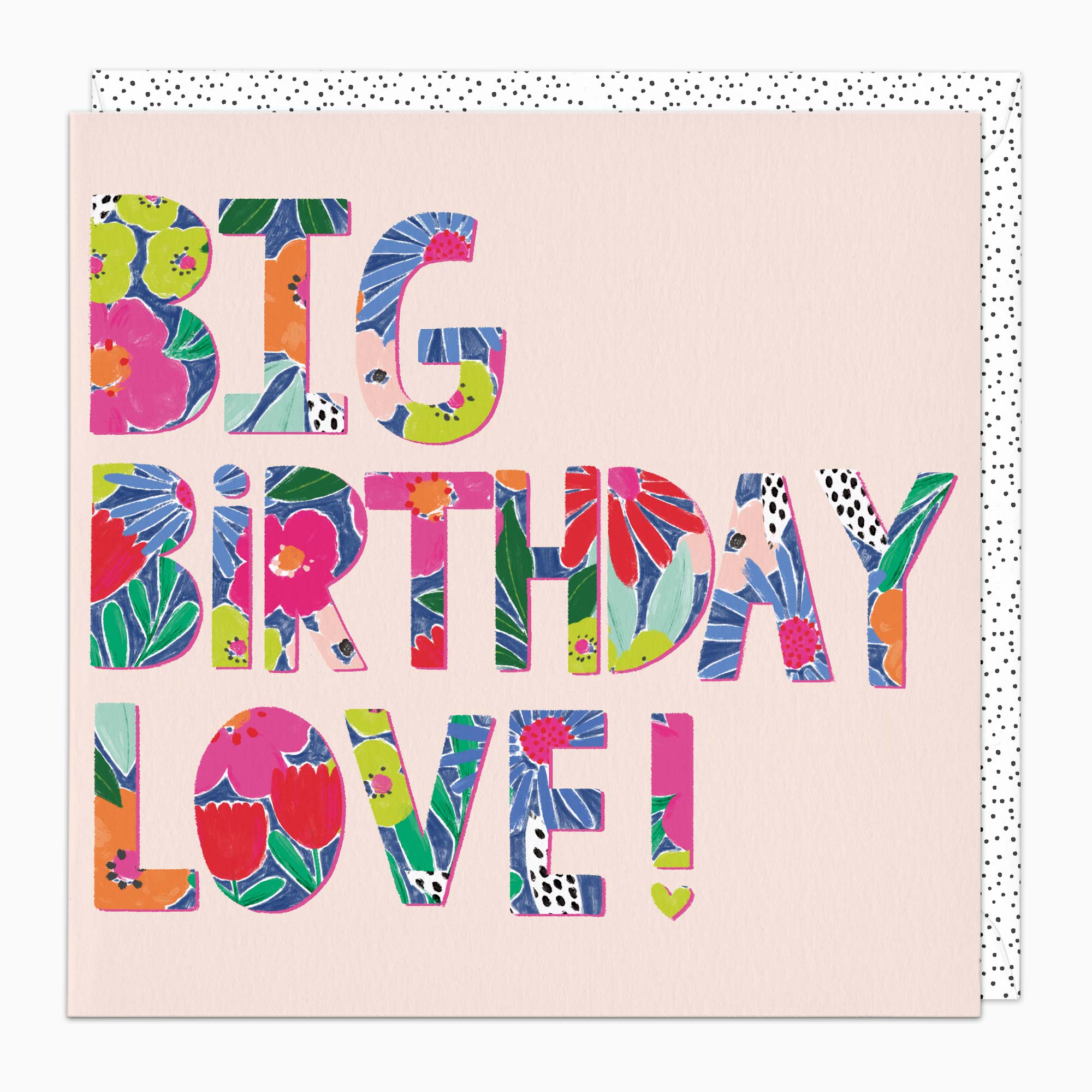 Greeting Card-H172 - Big Love Birthday Card-Whistlefish