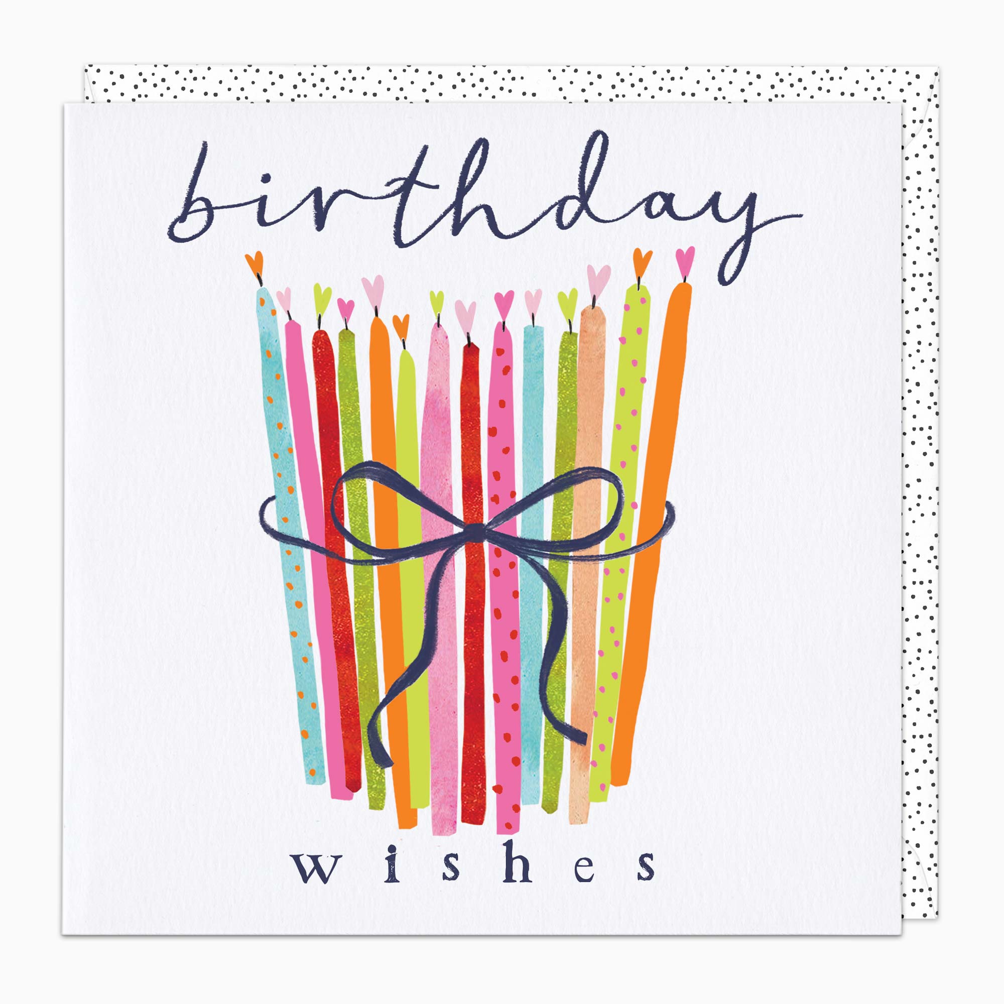 Greeting Card-H174 - Bunch of Candles Birthday Card-Whistlefish
