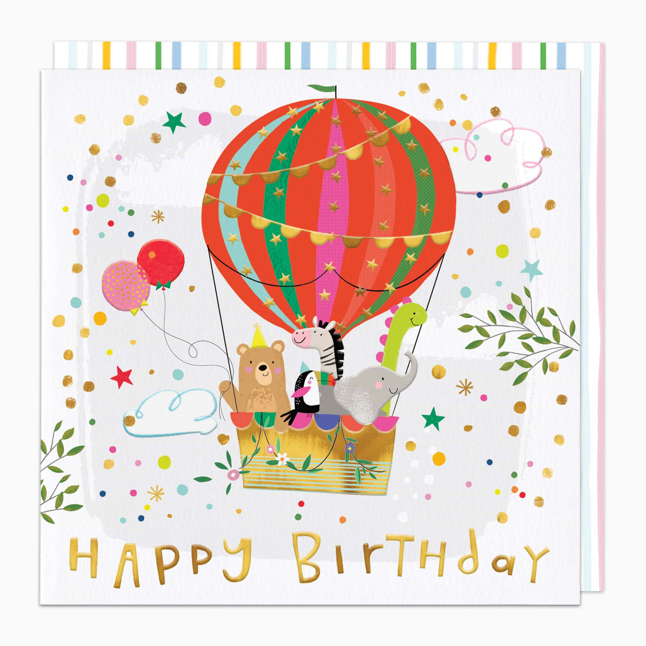 Balloon Friends Birthday Card - Whistlefish
