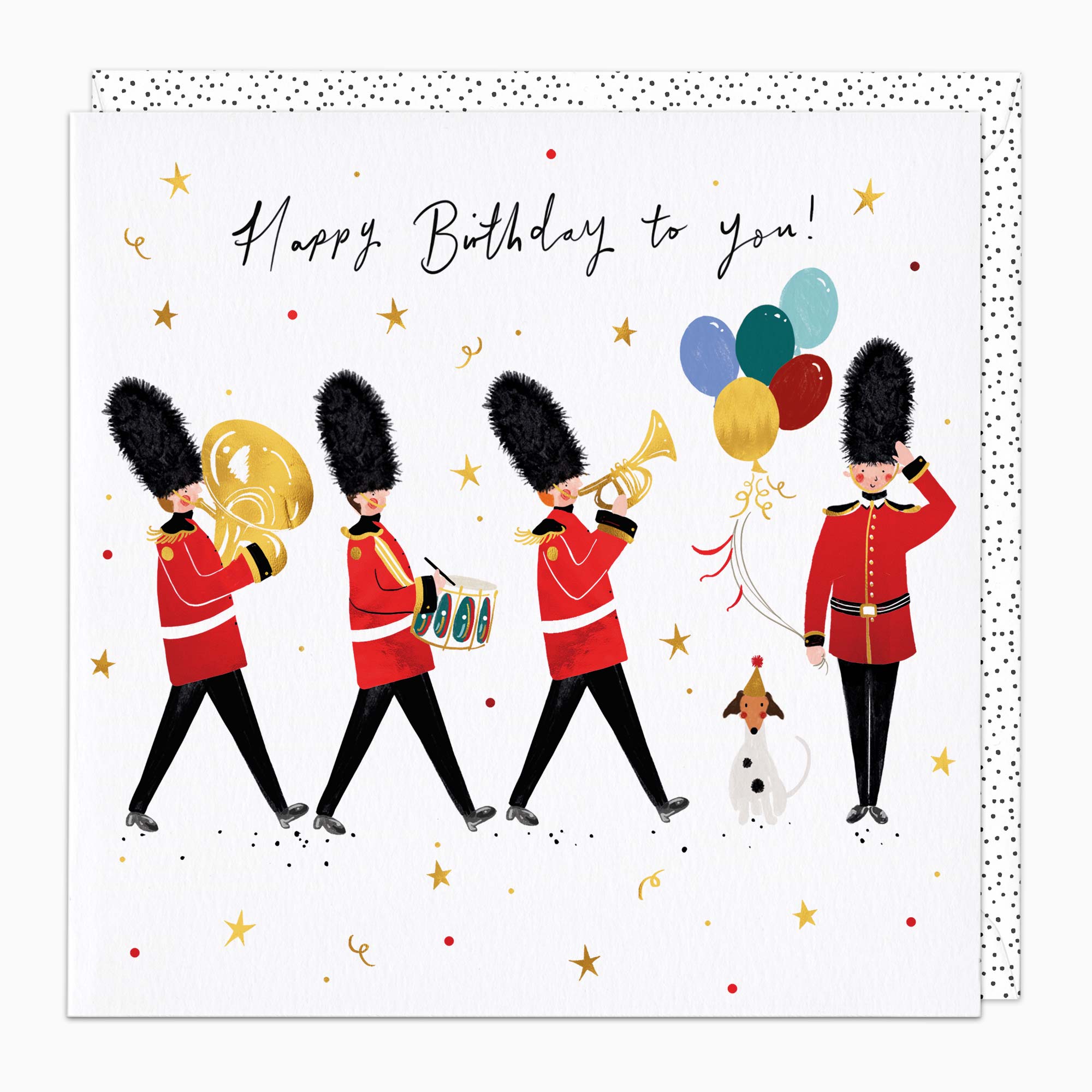 Greeting Card-H256 - Soldiers Birthday Card-Whistlefish