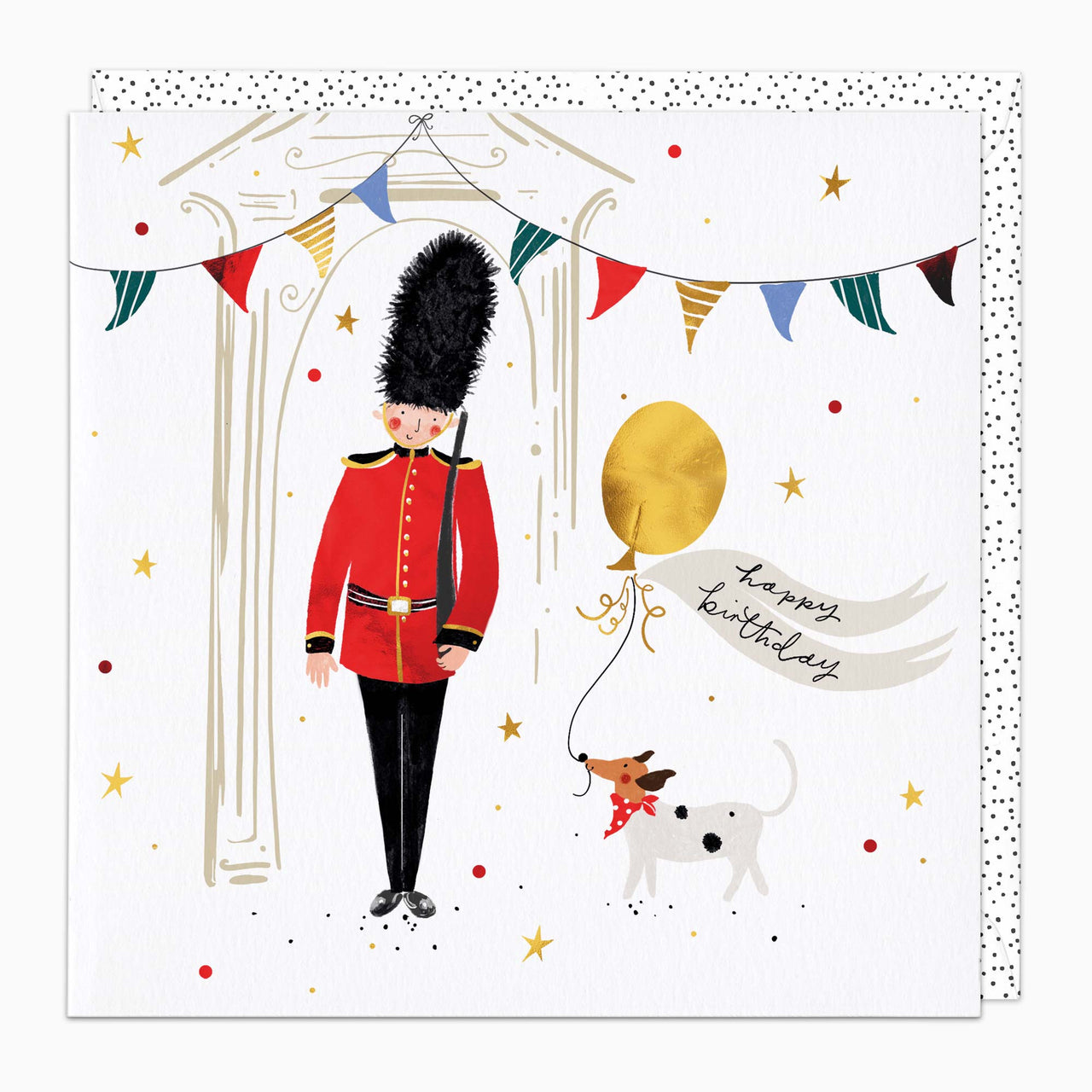 Greeting Card-H257 - Soldiers & Pup Birthday Card-Whistlefish