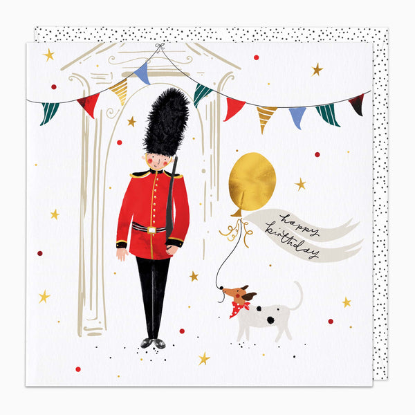 H257 - Soldiers & Pup Birthday Card