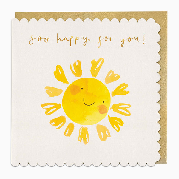 Greeting Card-H262 - Sunshine Happy For You Card-Whistlefish