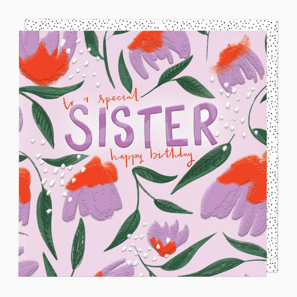 Greeting Card-H269 - Special Sister Birthday Card-Whistlefish