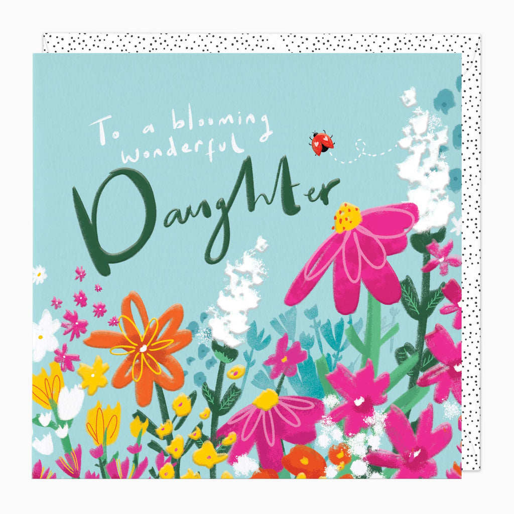 Greeting Card-H270 - Blooming Wonderful Daughter Card-Whistlefish