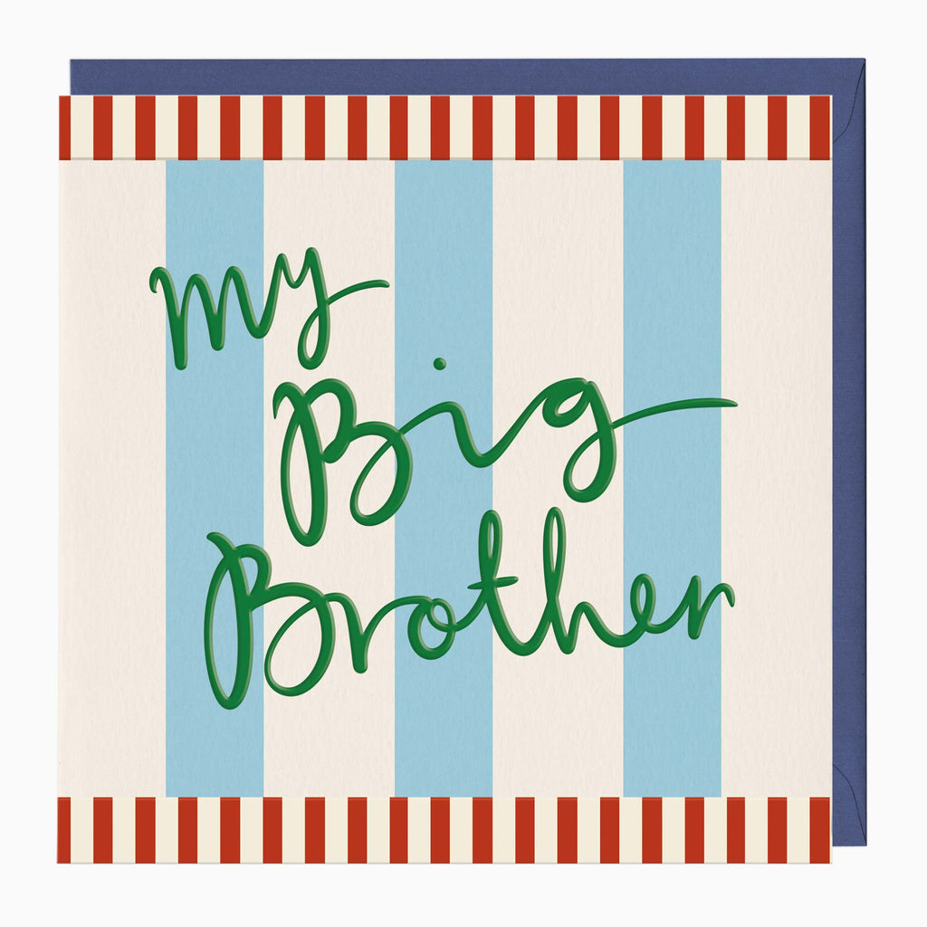 Greeting Card-H277 - My Big Brother Card-Whistlefish