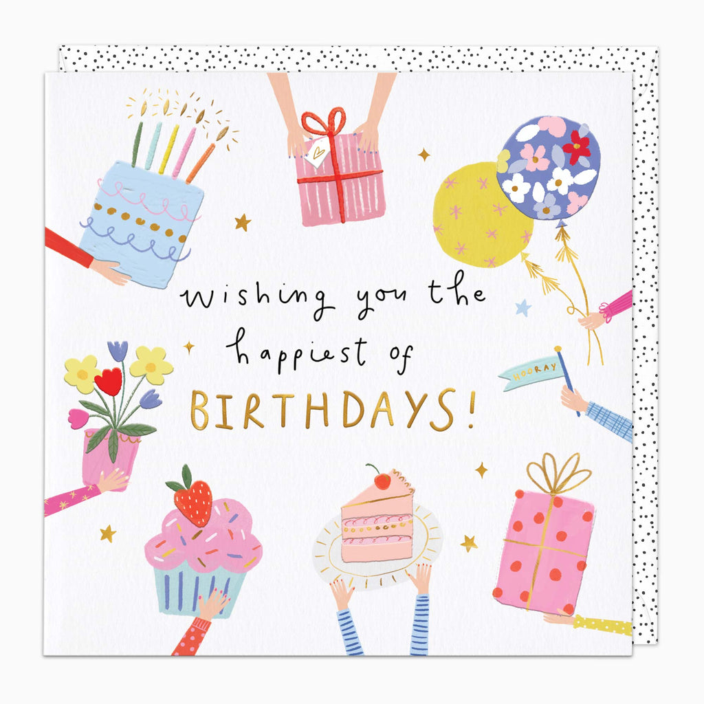 Greeting Card-H293 - Happiest of Birthday Card-Whistlefish