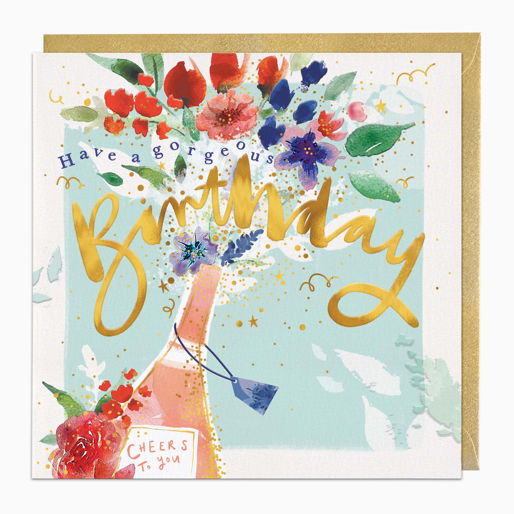 Greeting Card-H295 - Gorgeous Birthday Card-Whistlefish