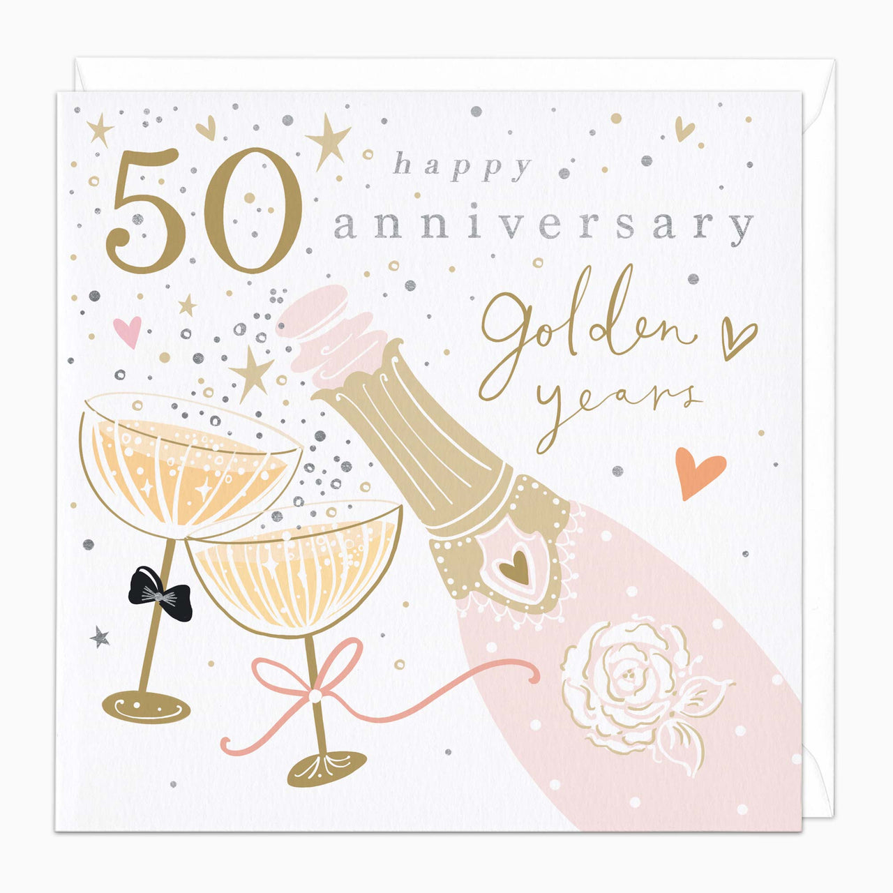 Greeting Card-H302 - 50 Years Anniversary Card-Whistlefish