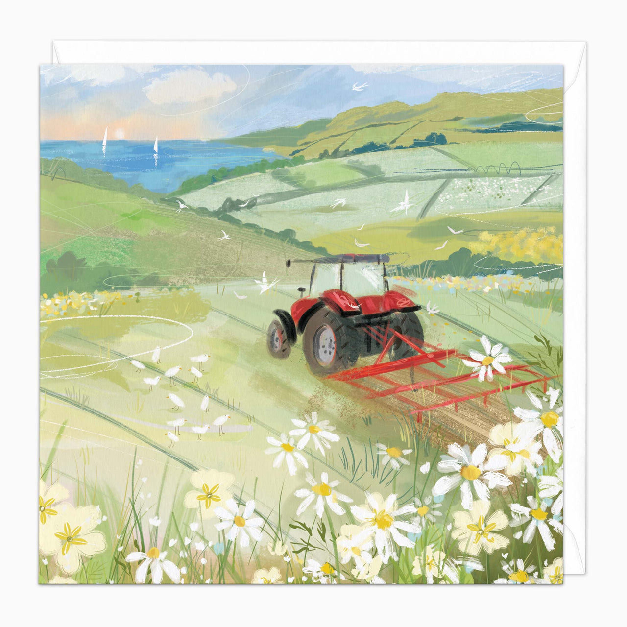 Greeting Card-H307 - Summer Harvest Art Card-Whistlefish