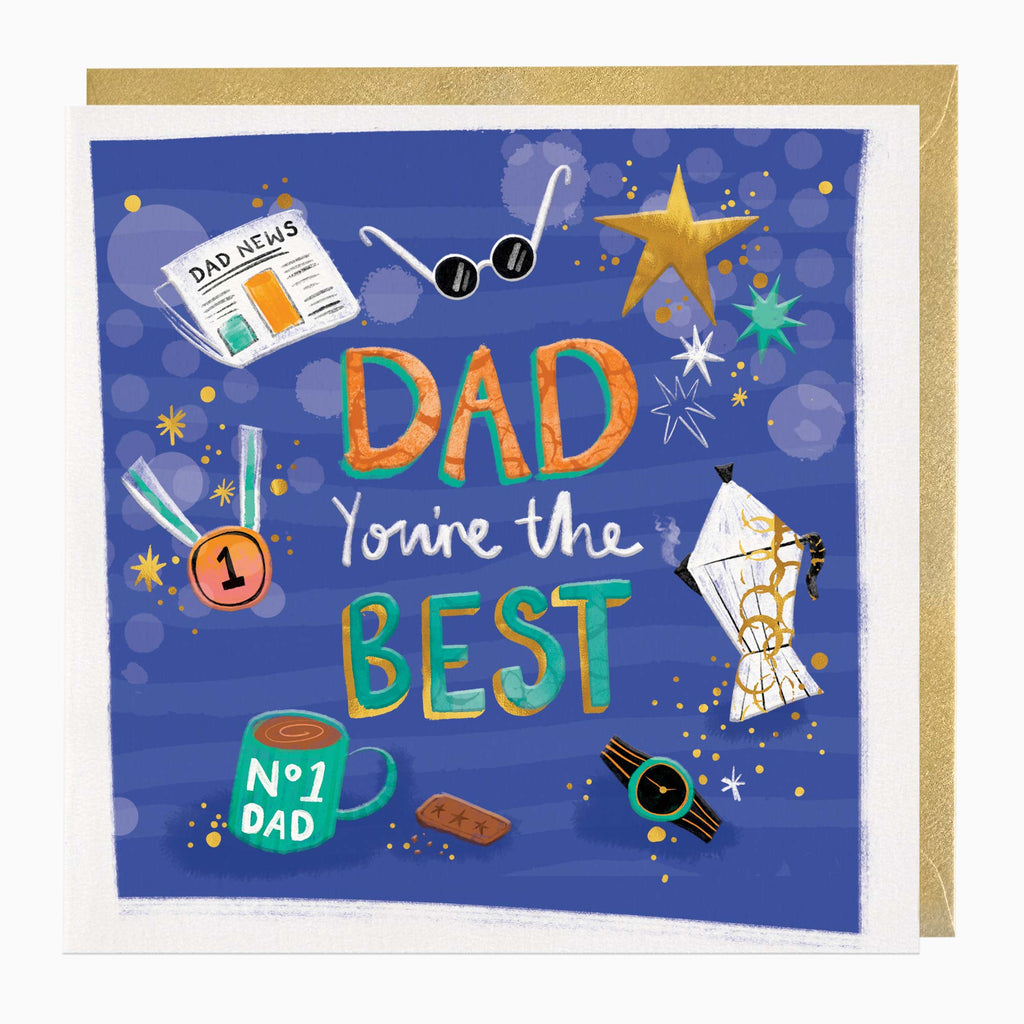 Greeting Card-H310 - You're The Best Dad Card-Whistlefish