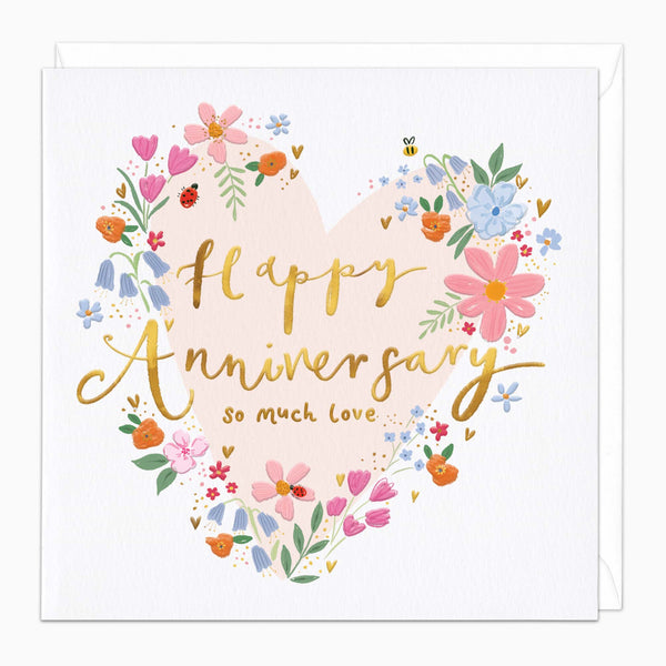 H321 - So Much Love Anniversary Card