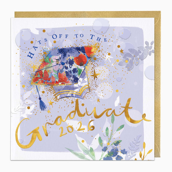 H322 - Hat's Off Graduation Card