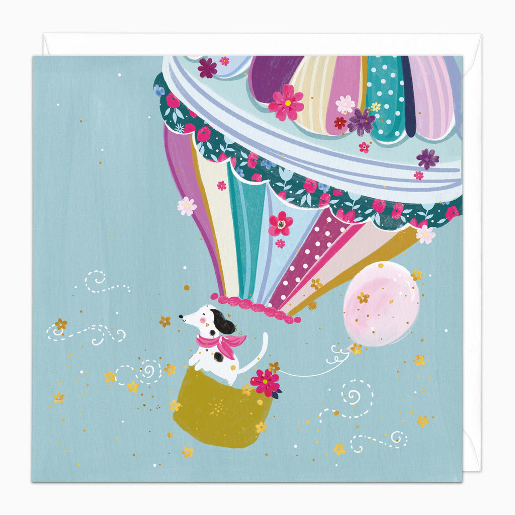 Greeting Card-H341 - Celebrations in the air Birthday Card-Whistlefish