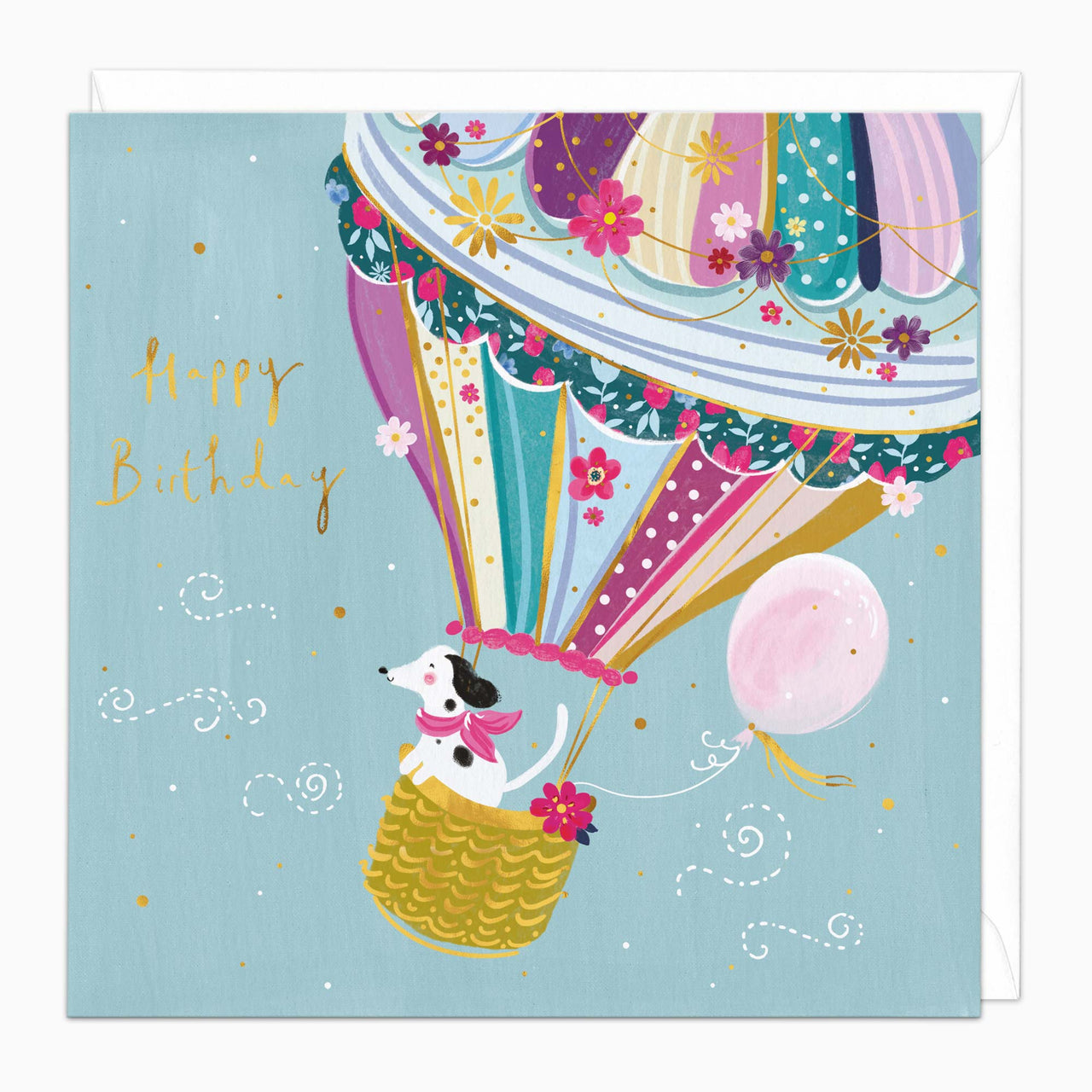 Greeting Card-H341 - Celebrations in the air Birthday Card-Whistlefish
