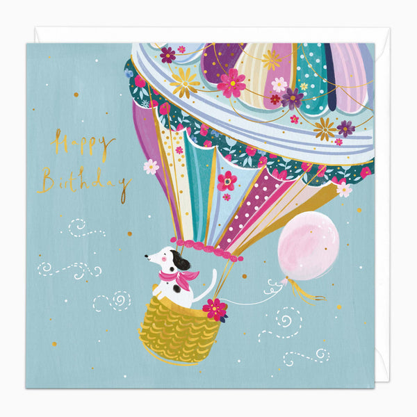 Greeting Card-H341 - Celebrations in the air Birthday Card-Whistlefish