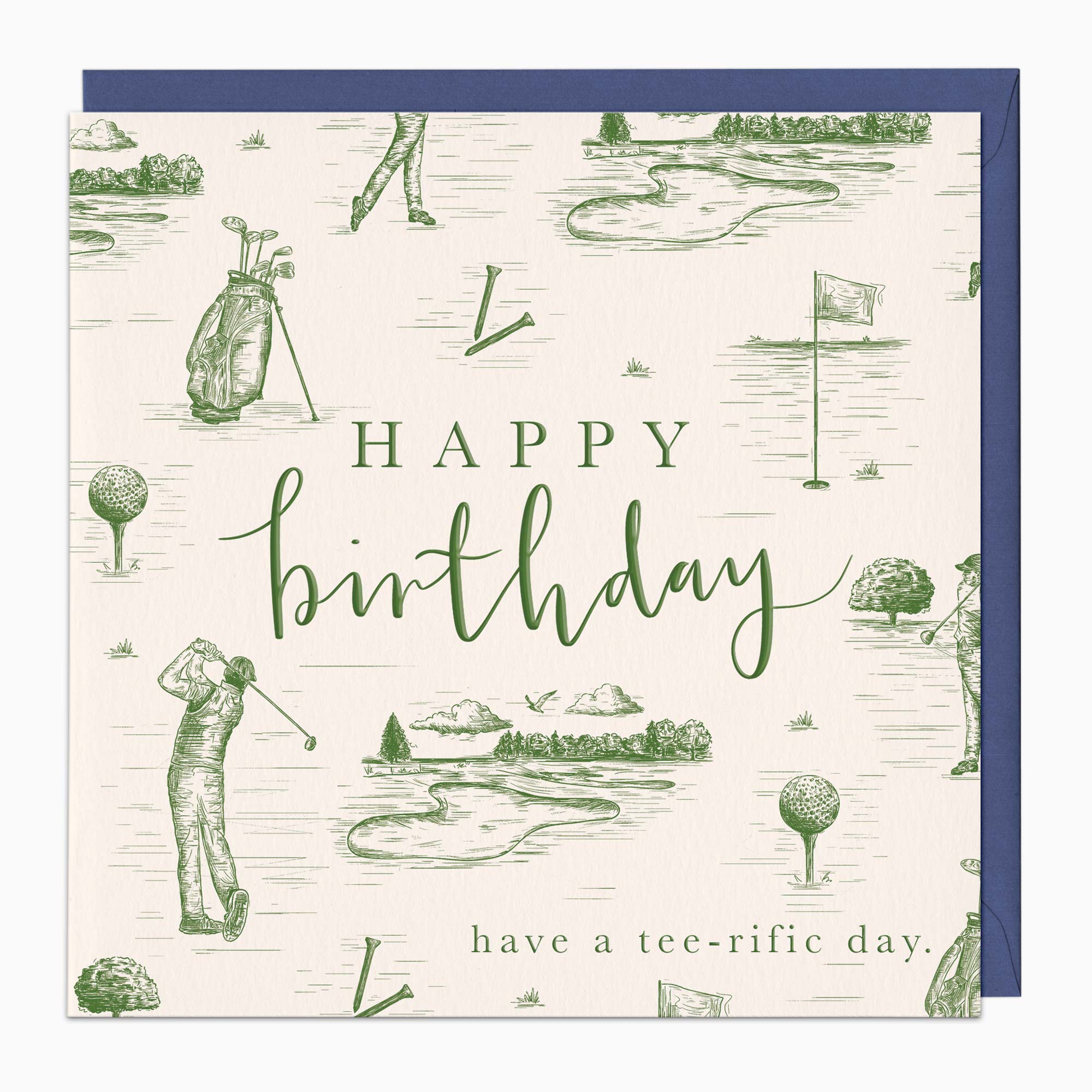 Greeting Card-H350 - Tee-rific Birthday Card-Whistlefish