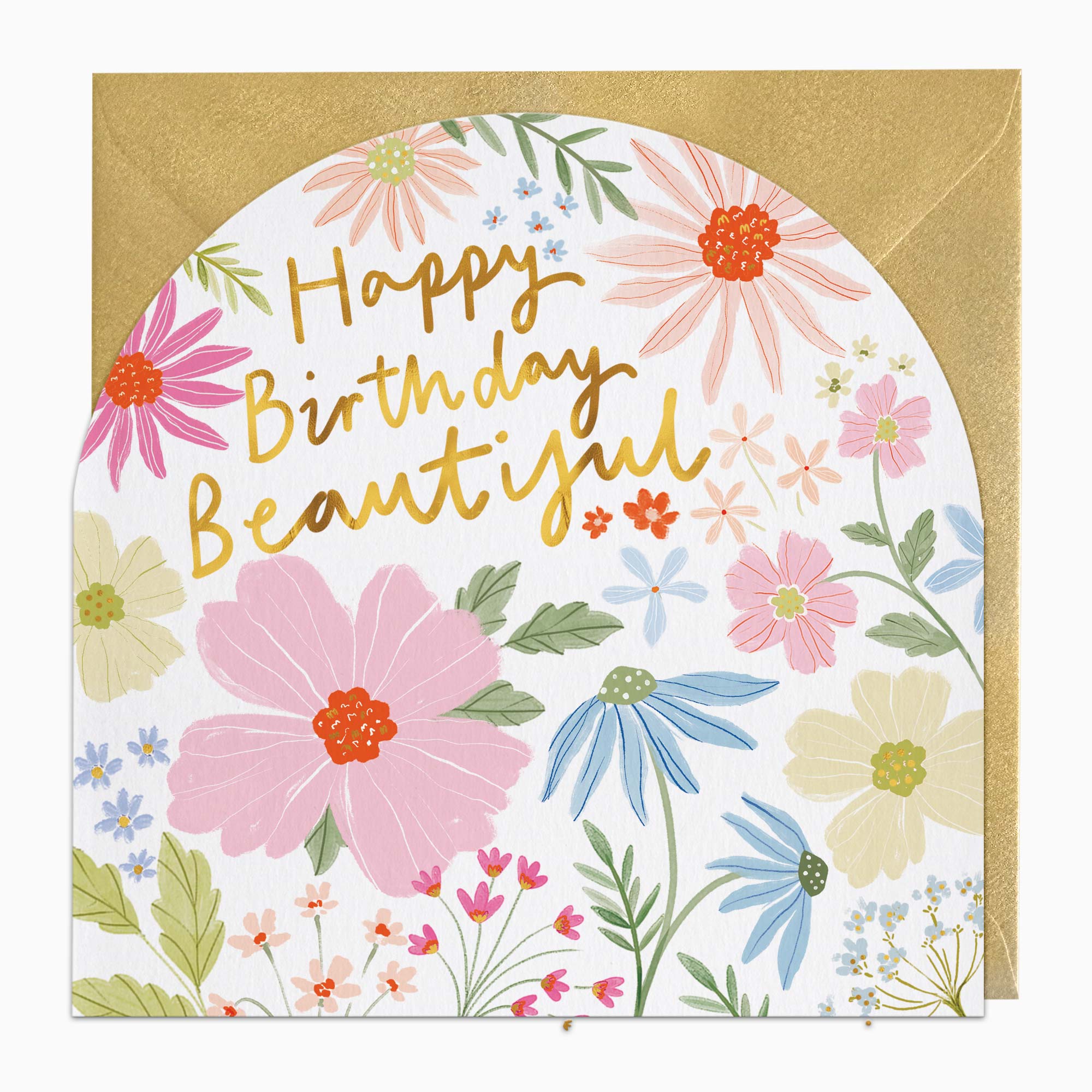 Greeting Card-H355 - Blooming Beautiful Birthday Card-Whistlefish