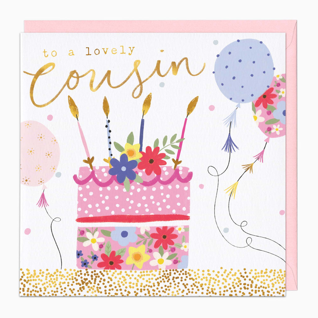 Greeting Card-H372 - Lovely Cousin Card-Whistlefish