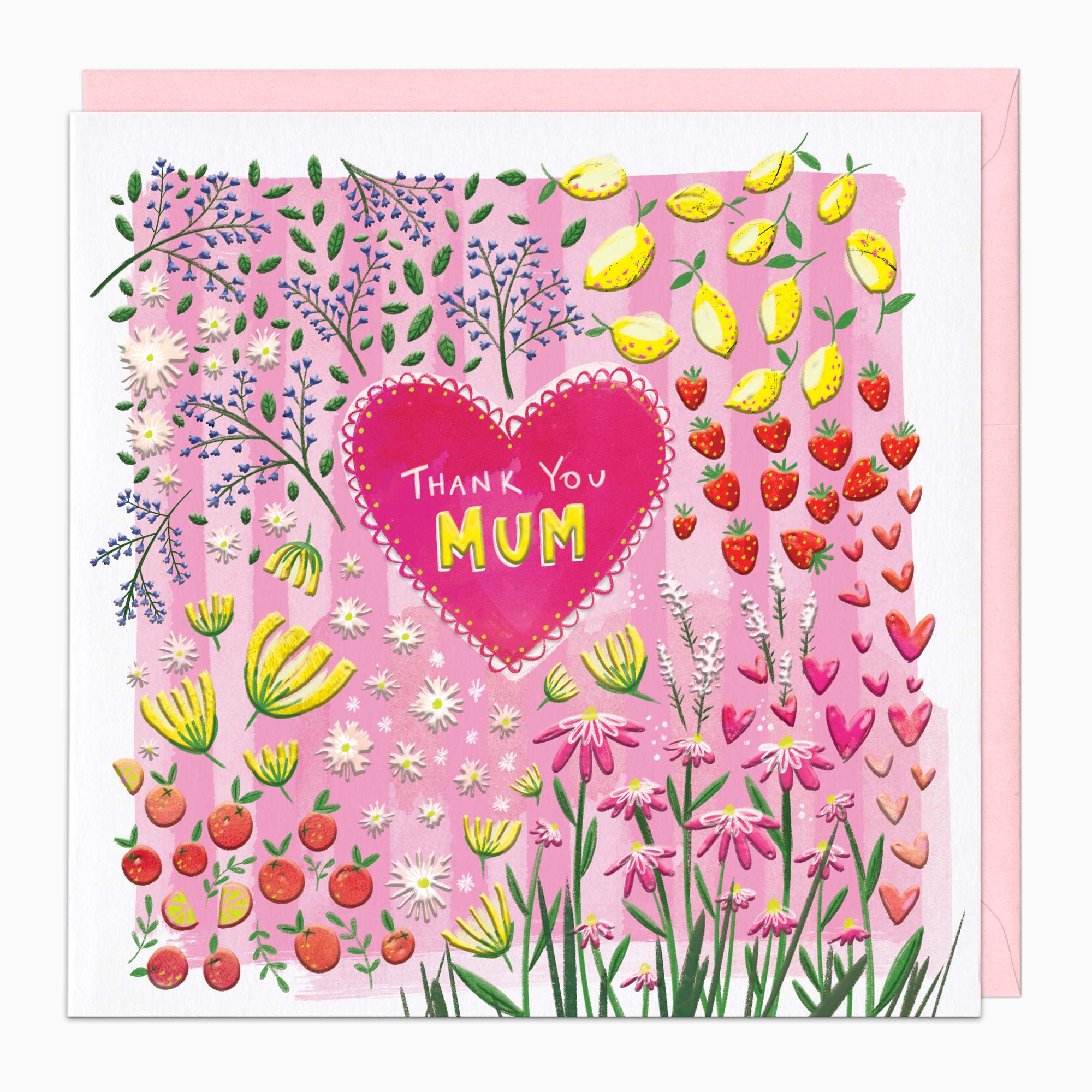 Greeting Card-H392 - Thank You Mum Card-Whistlefish