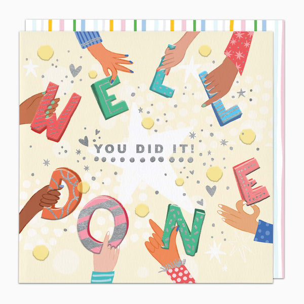 H413 - Hands Well Done Card