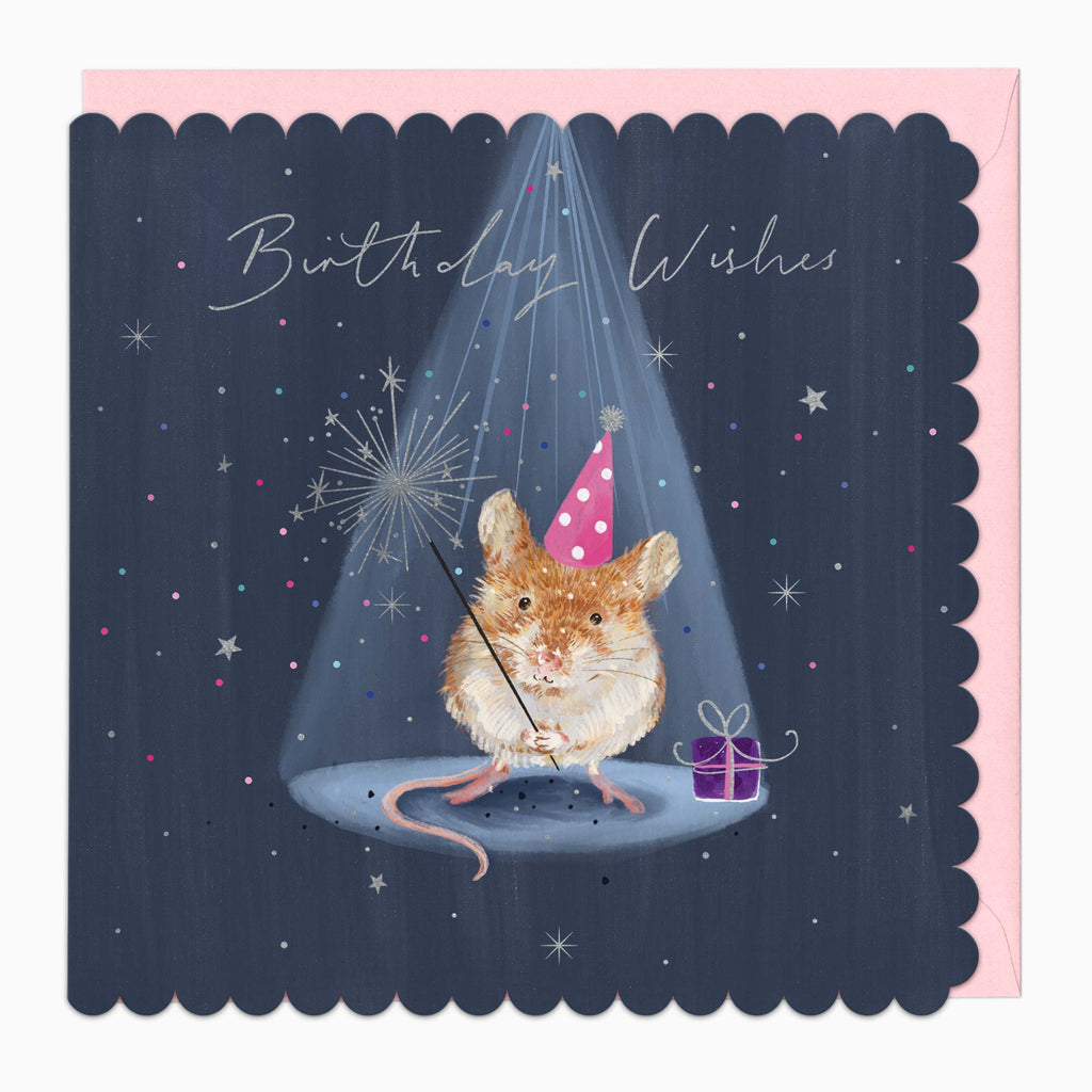 Sparkle Mouse Birthday Card - Whistlefish