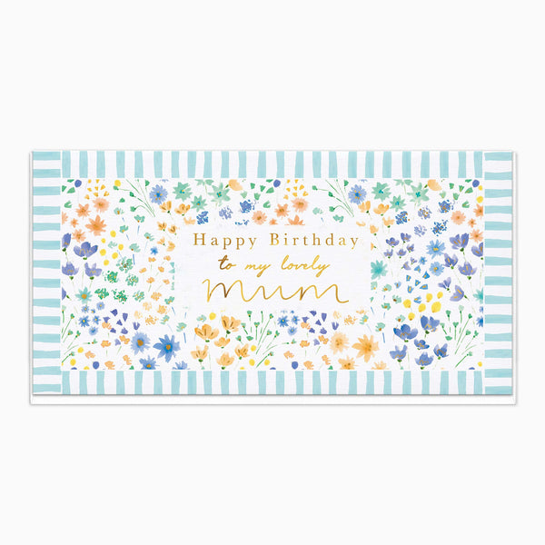 H417 - Ditsy Floral Mum Birthday Card