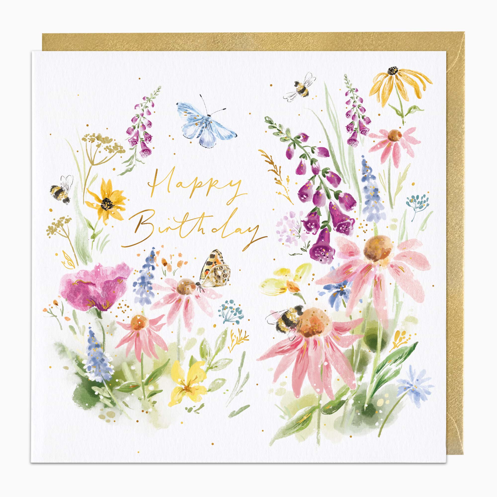 H439 - Meadow Flowers Birthday Card
