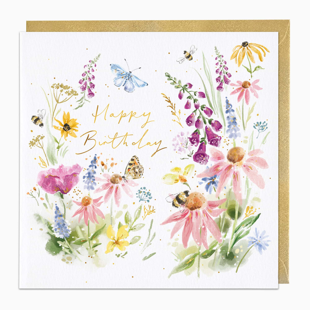 H439 - Meadow Flowers Birthday Card