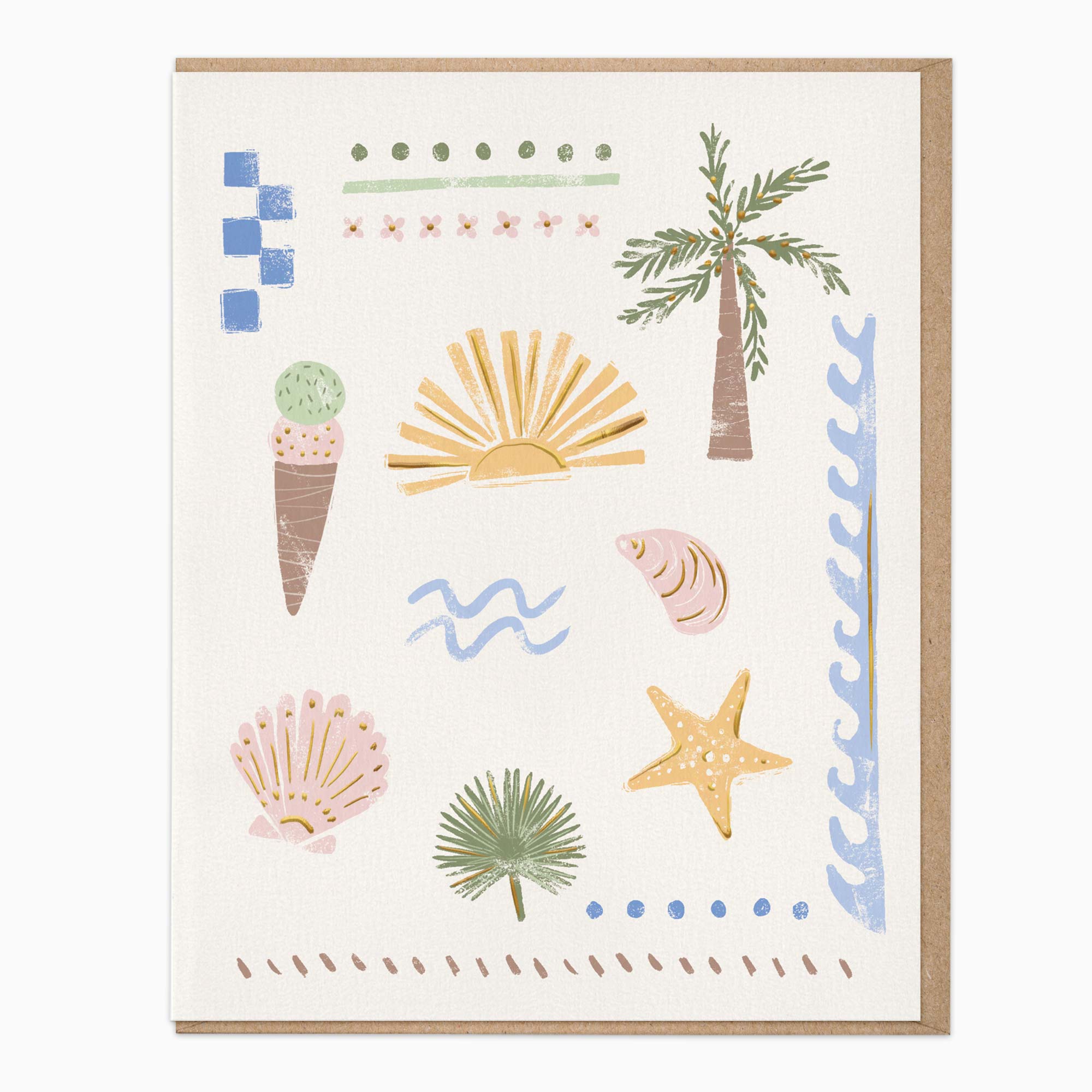 H447 - Beach Days Birthday Card