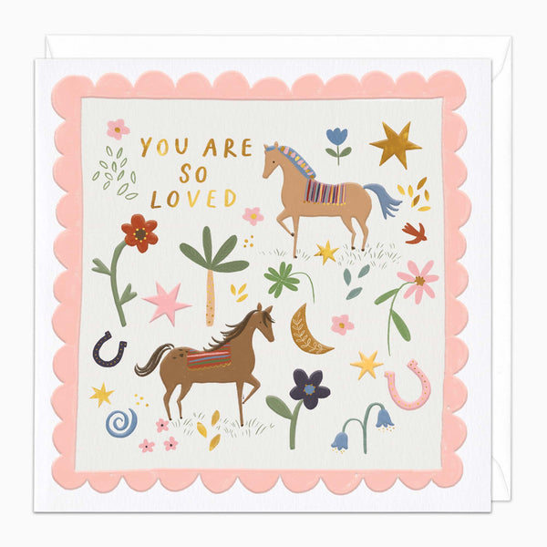 H478 - Pony Posey So Loved Card