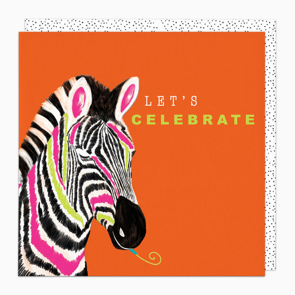 H490 - Party Stripes Birthday Card