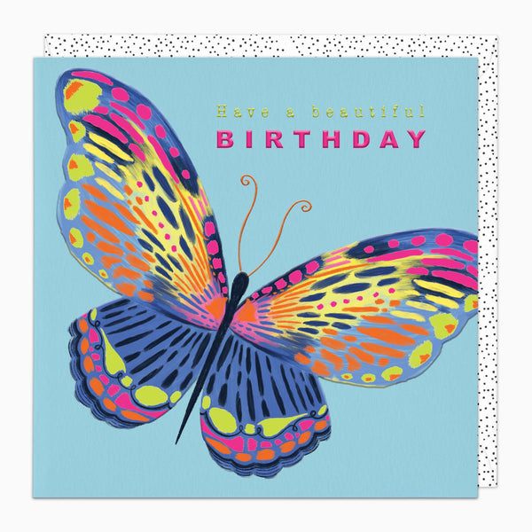 H491 - Butterfly Bright Birthday Card