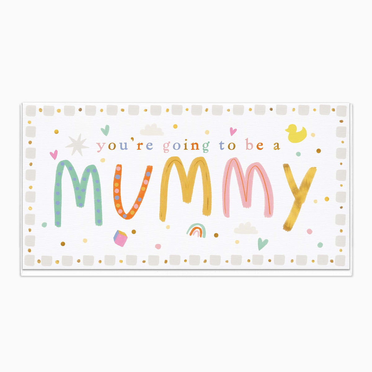 H511 - Going To Be A Mummy New Baby Card