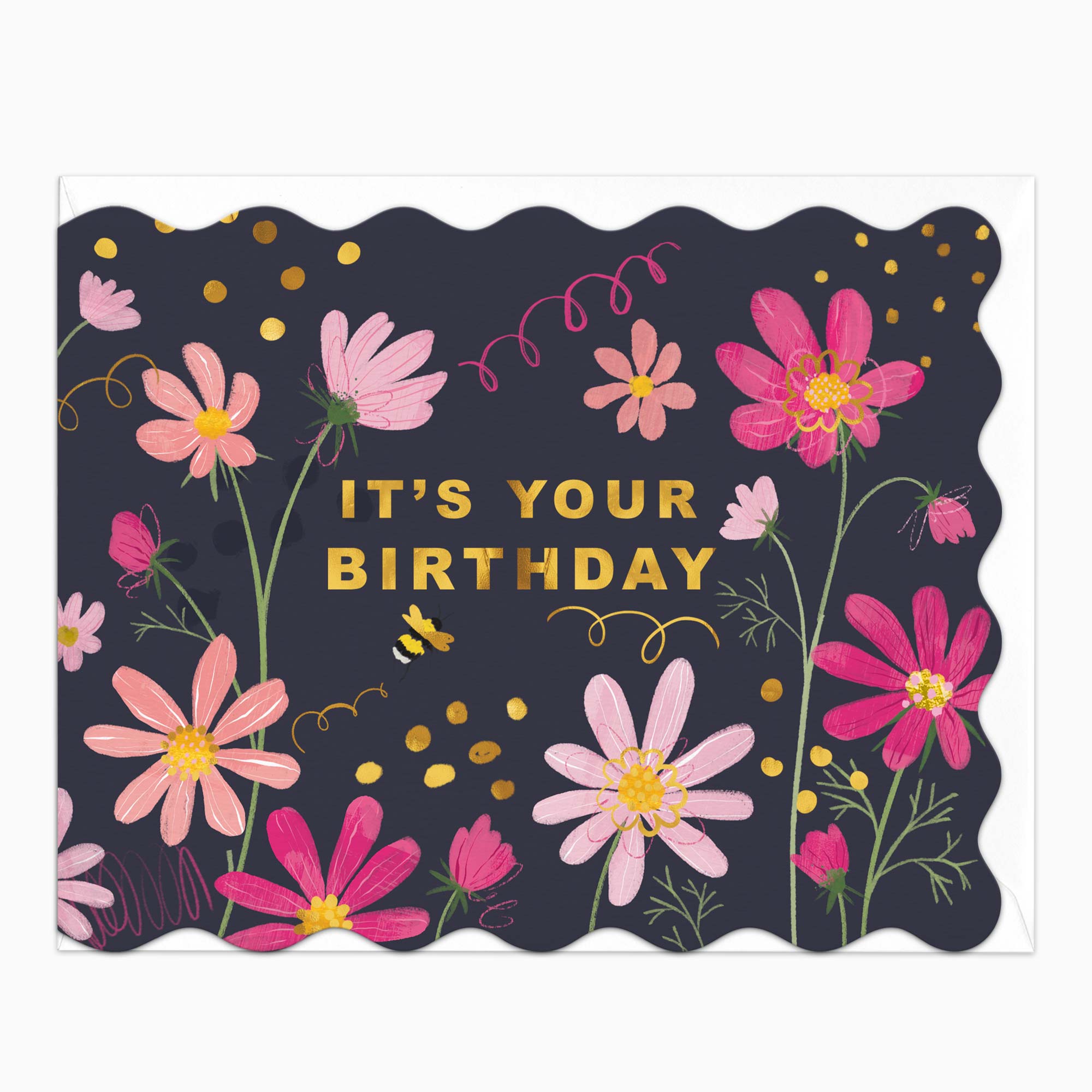 H514 - Midnight Meadow Birthday Card