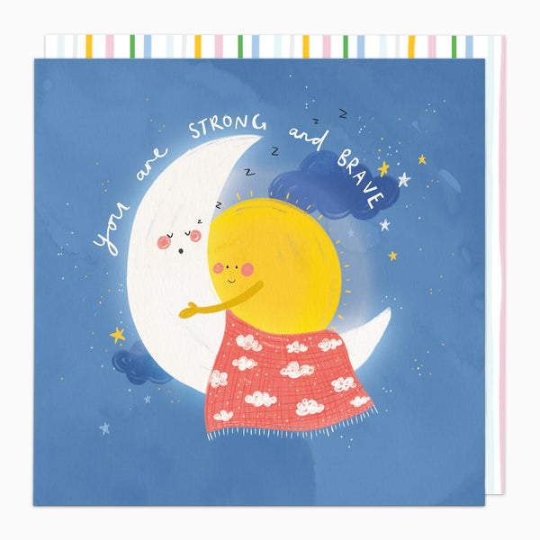 H522 - Strong & Brave Card