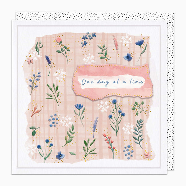 H535 - One Day At A Time Card