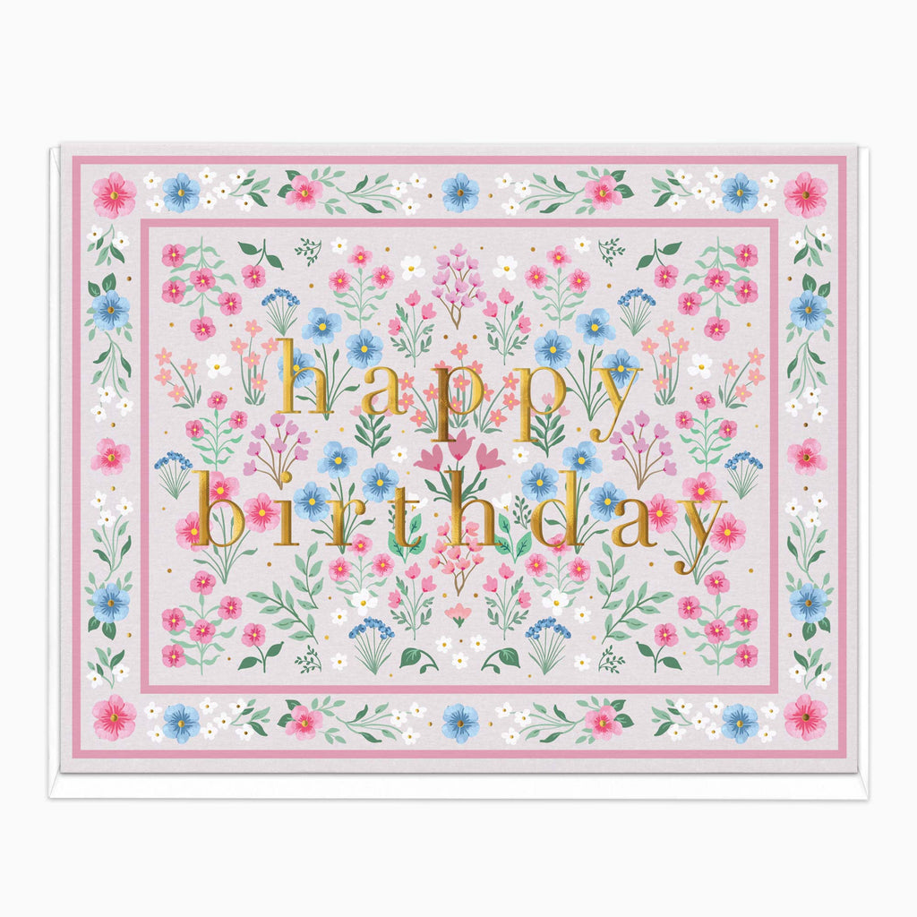 H545 - Blossom Tapestry Birthday Card