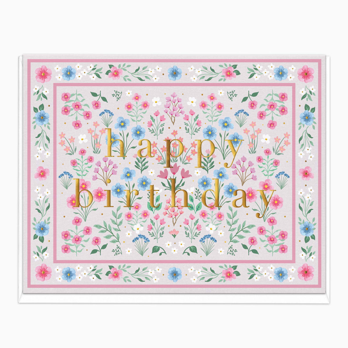 H545 - Blossom Tapestry Birthday Card