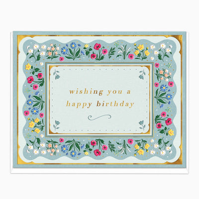 Meadow Garland Birthday Card - Whistlefish