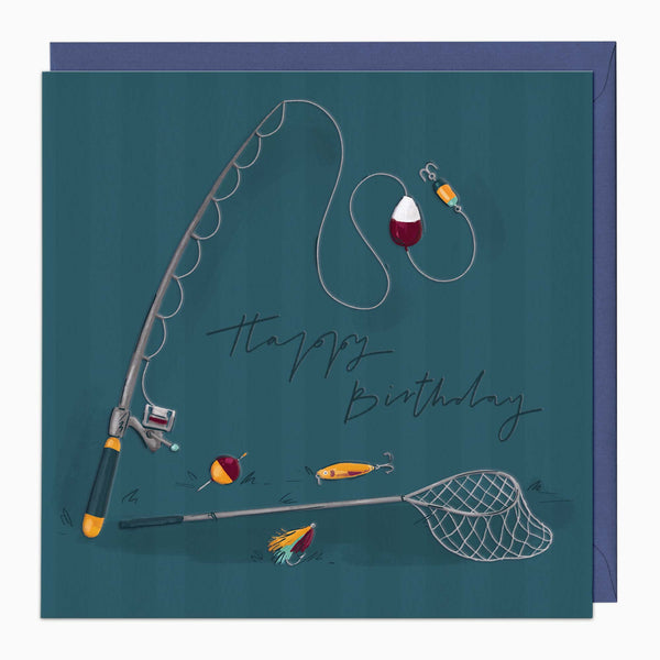H549 - Fishing Birthday Card
