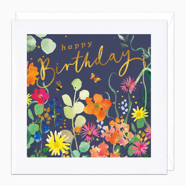 H551 - Wildflower Meadow Birthday Card