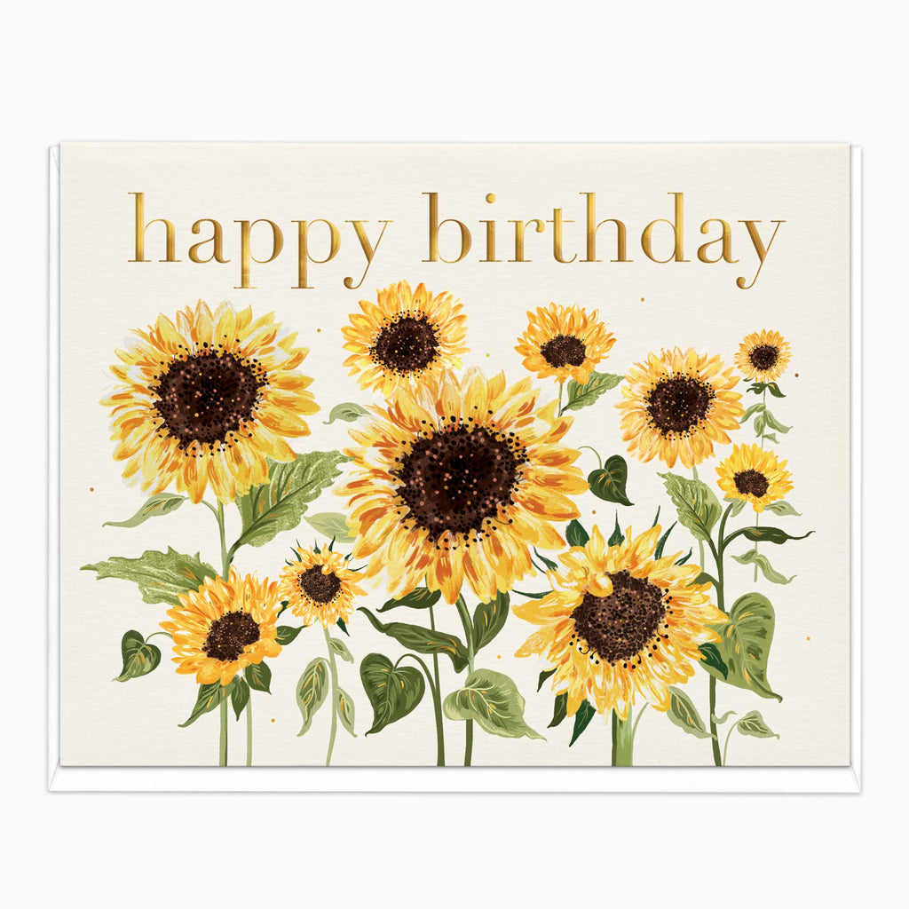 H558 - Sunflowers Birthday Card
