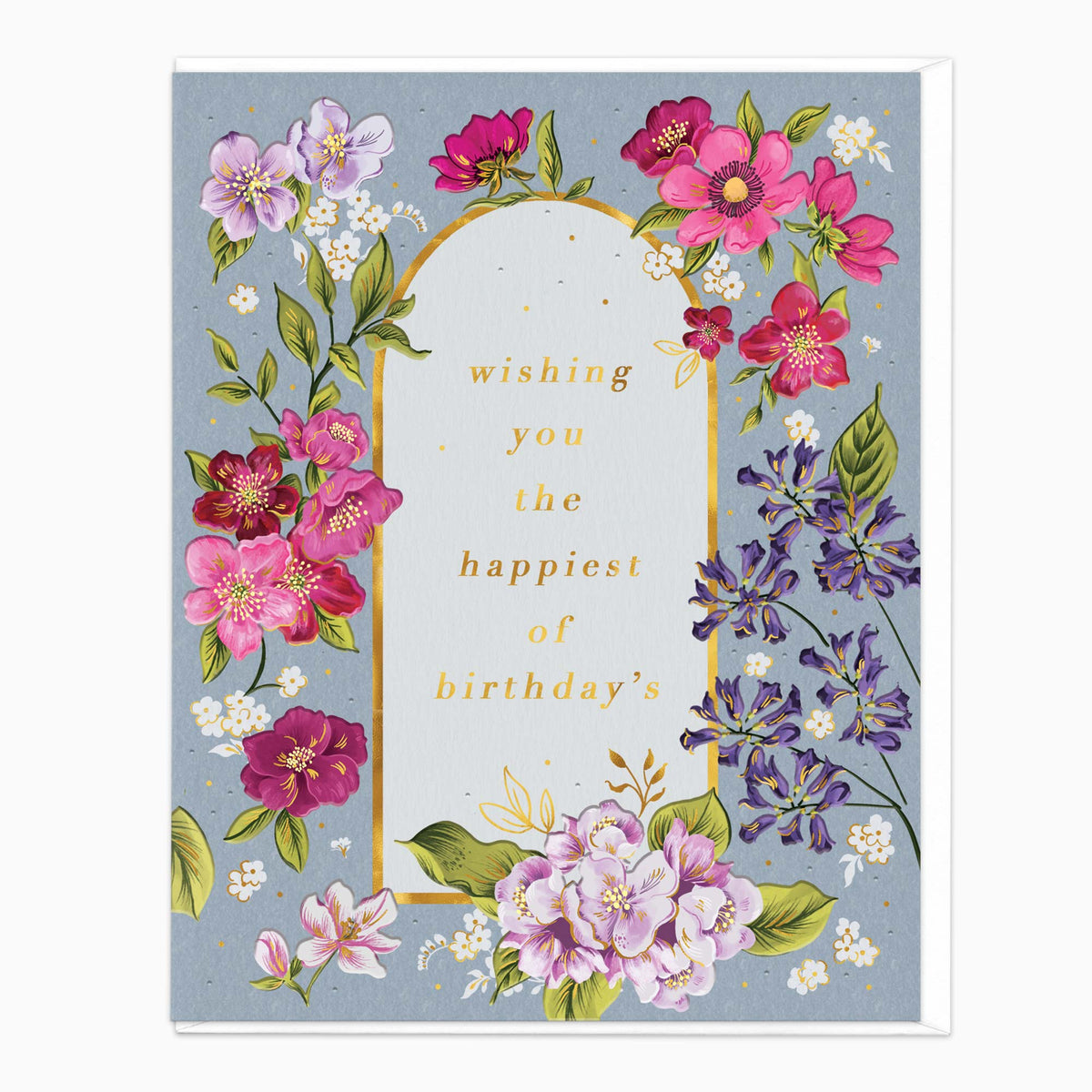 H565 - Ornate Floral Birthday Card