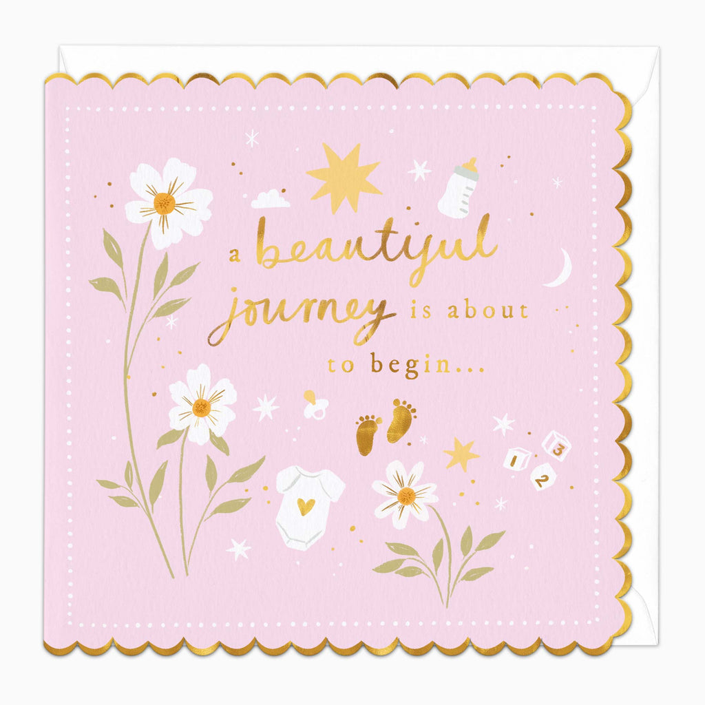 H570 - Beautiful Journey New Baby Card