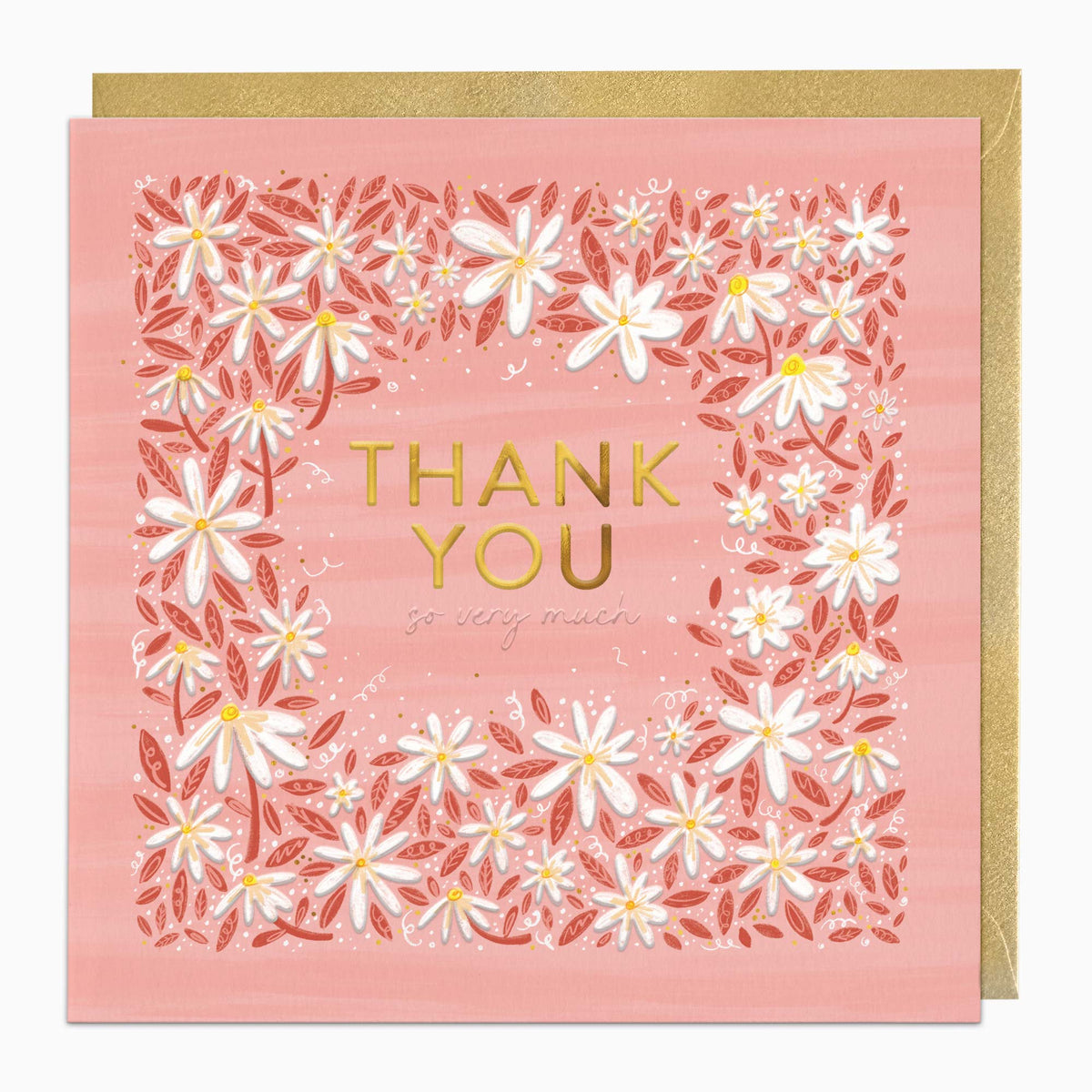 H582 - Daisy Thank You Card