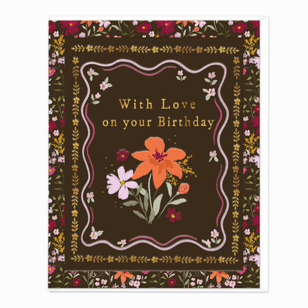 H586 - Twilight Blooms Birthday Card