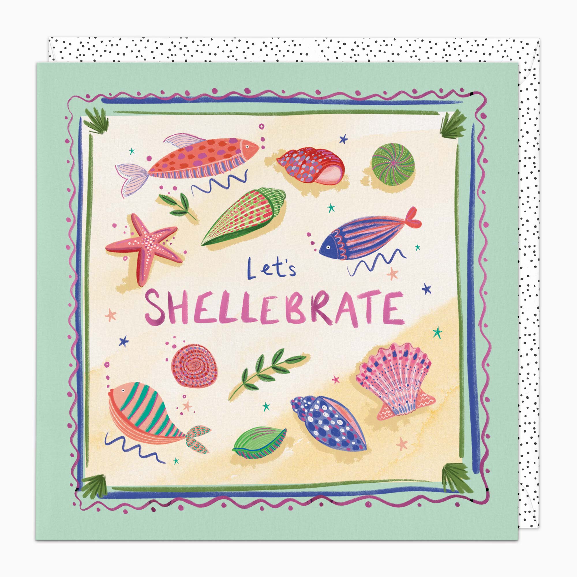 H596 - Let's Shellebrate Card