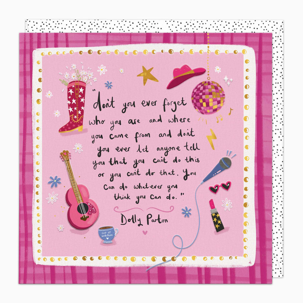H621 - Dolly's Words of Wisdom Card